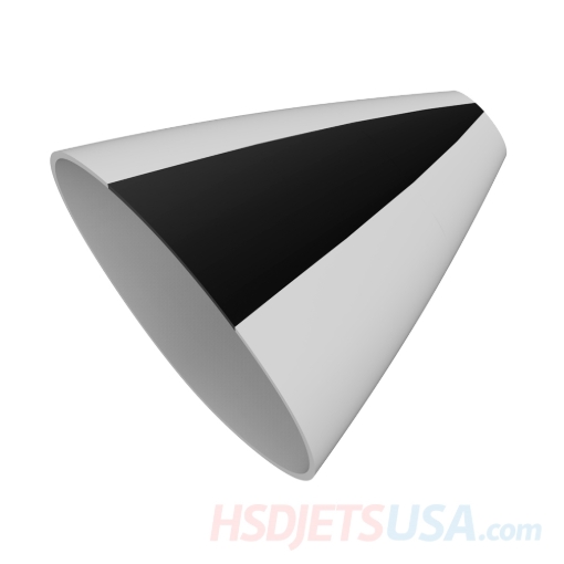 Picture of HSDJETS HF-16 V2 Red white blue Colors Nose cone**