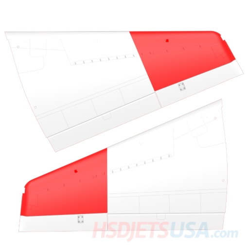 Picture of HSDJETS HT-45 Navy Colors wings (Pair)**