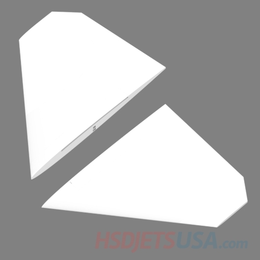 Picture of HSDJETS HF-16 Turbine Red White color Elevator**