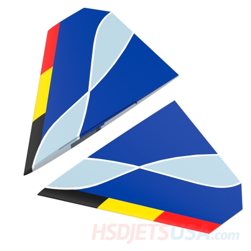 Picture of HSDJETS HF-16 Turbine Belgium color Elevator**