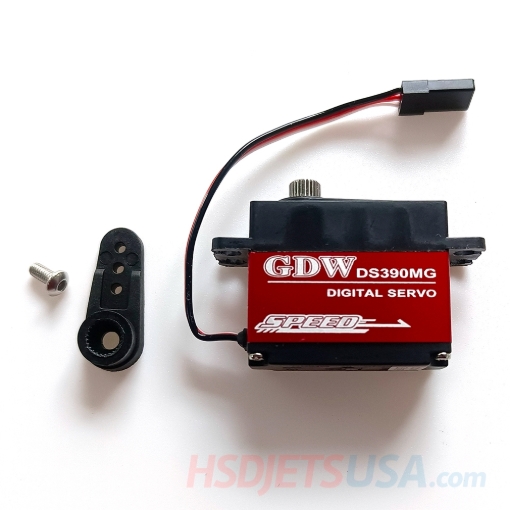 Picture of HSDJETS Turbine HT33 elevator servo  L=80mm 25g Semimetallic Digital servo forward**