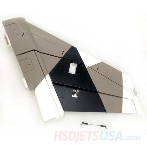 Picture of HSDJETS HF-16 Foam Turbine snow splinter Colors left and right vertical tail**