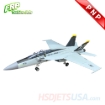 Picture of HSDJETS HF-18 FRP Turbine JollyRoger composite Colors PNP