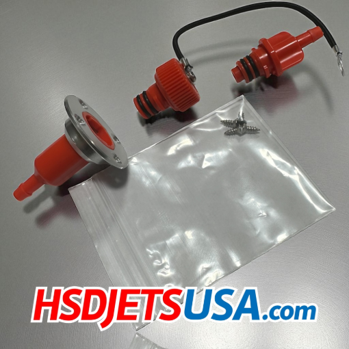 Picture of Dry-Break Kit (1 Jet Fuel Port + Optional Bezel Mount w/screws + Fueler Probe)