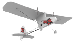 Picture of HSD Skylark RC Airplane - Red