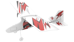 Picture of HSD Skylark RC Airplane - Red