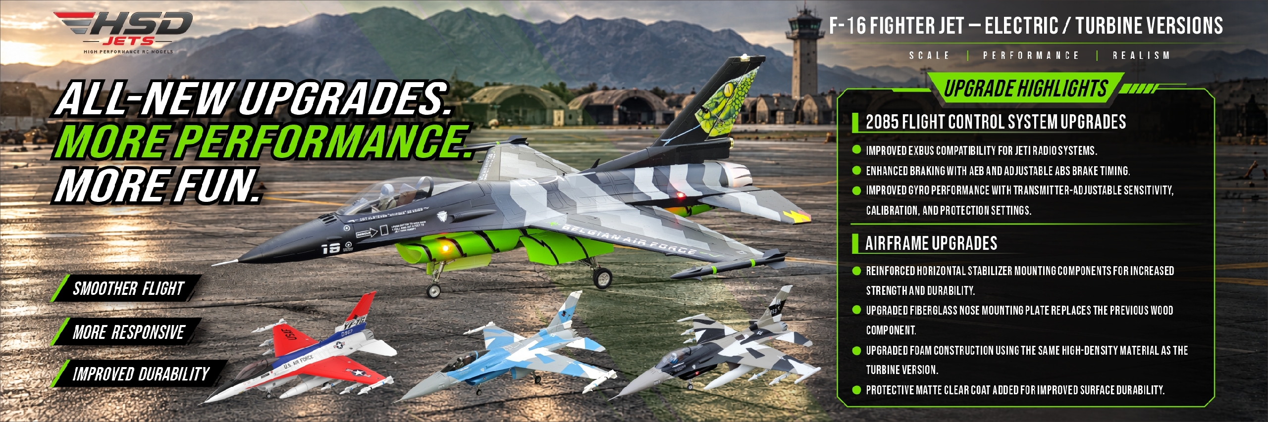 HSD HF-16 foam EDF RC jet aircraft