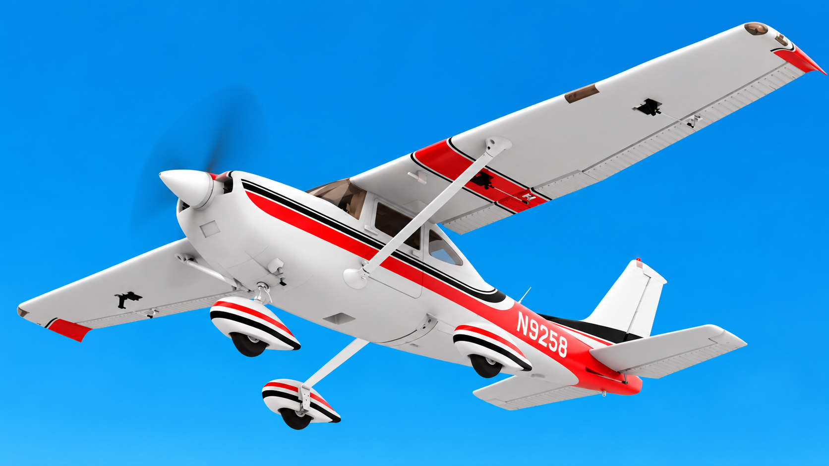 Complete HSD Flight 2000mm Cessna 182 RC aircraft