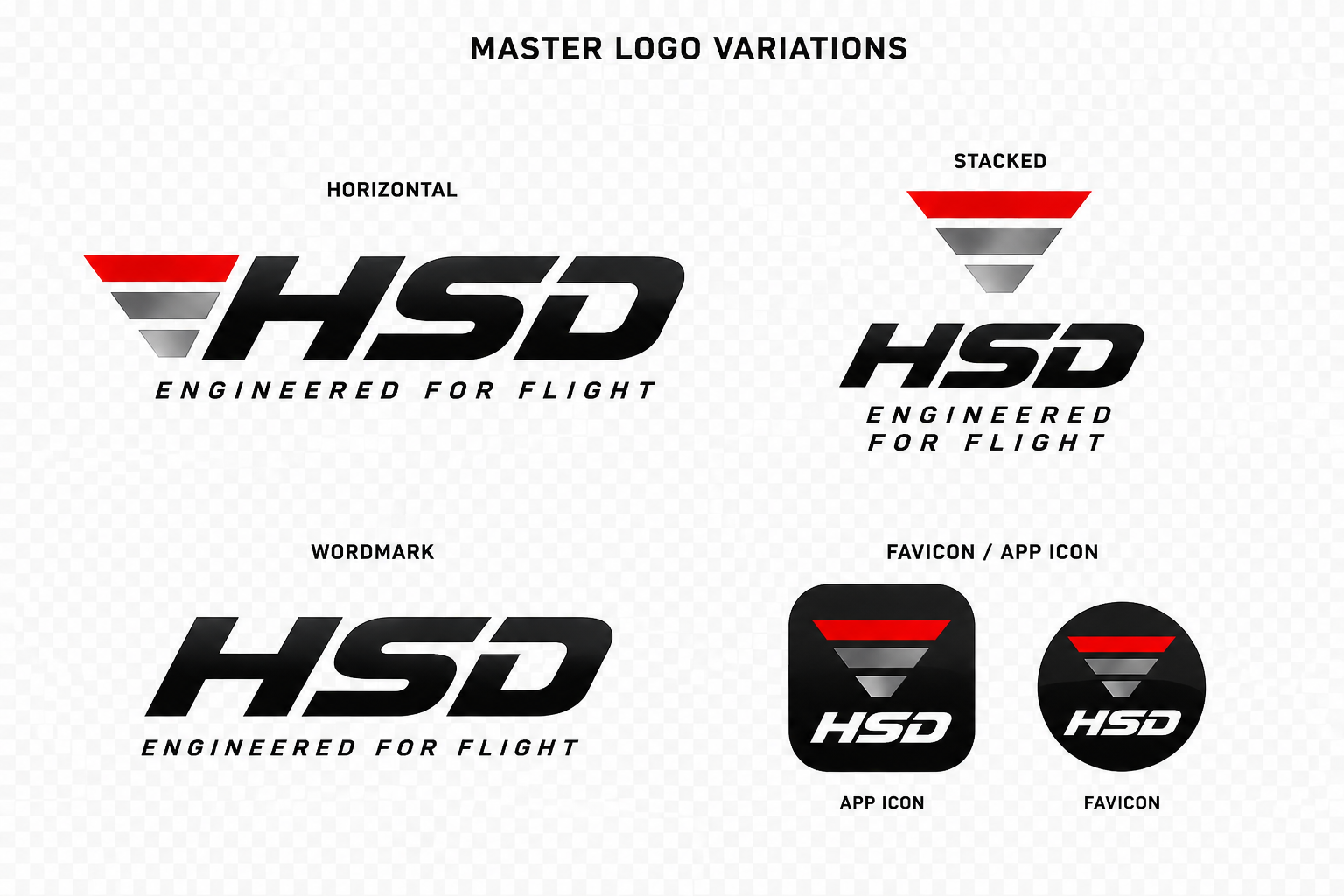 HSD master logo variations