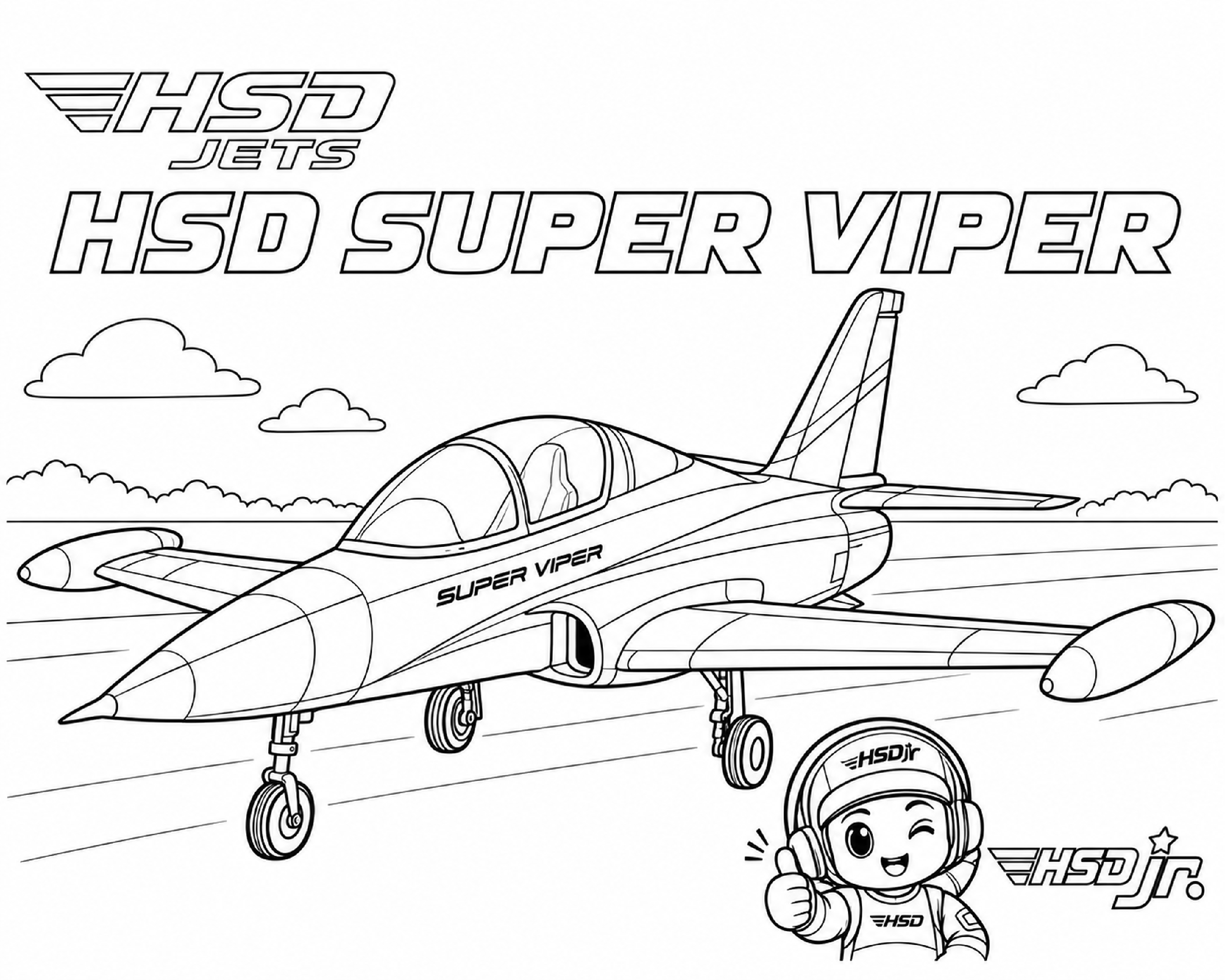 HSD Super Viper coloring page