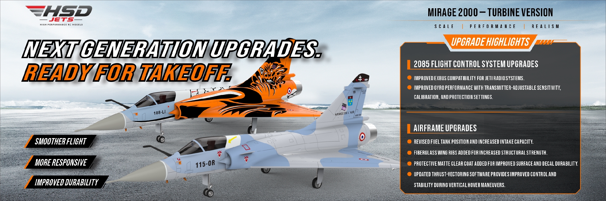 HSD Mirage 2000 RC Jet